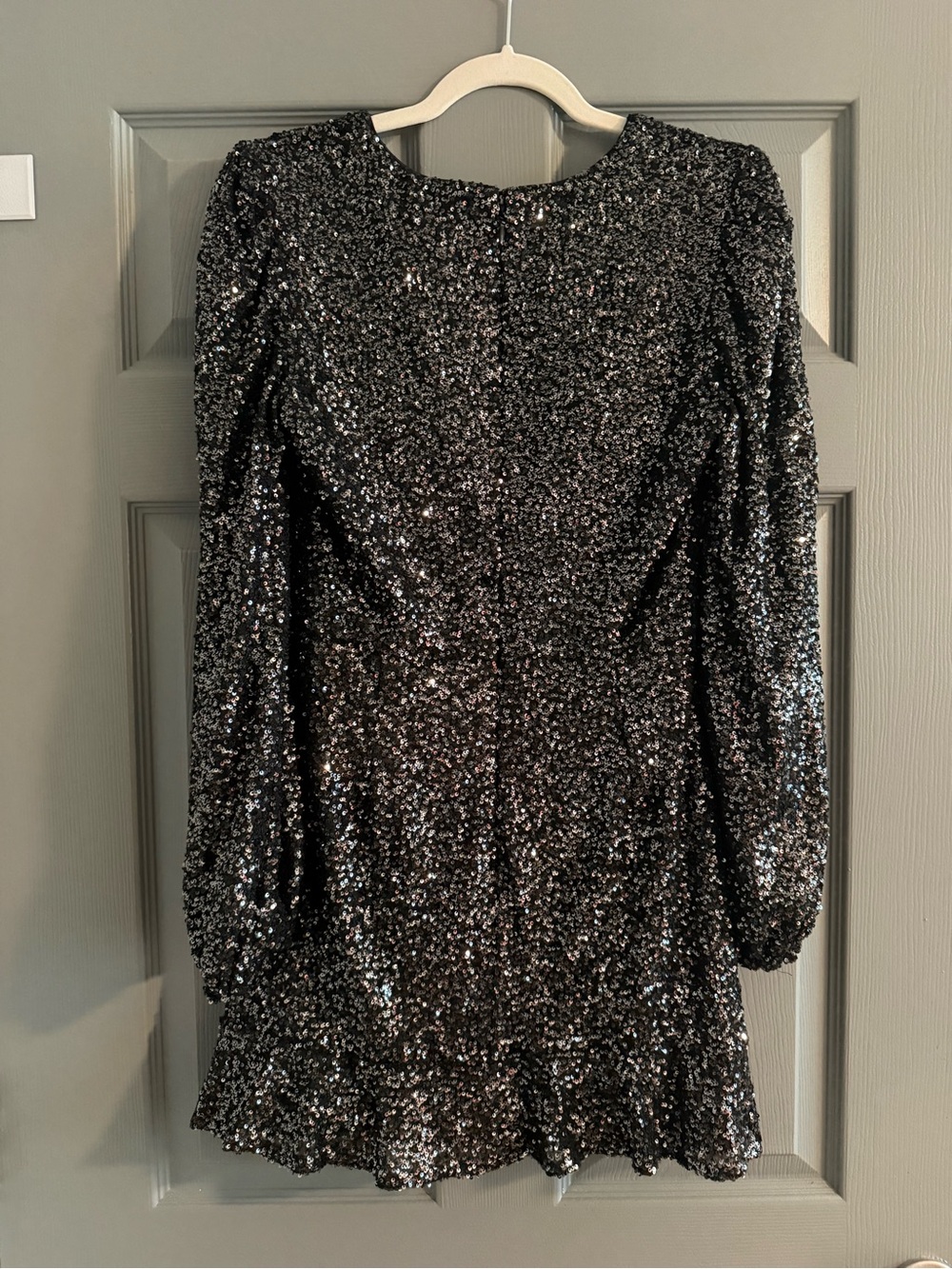 Dress the Population Black Sequin V-Neck Dress - Picture 4 of 4